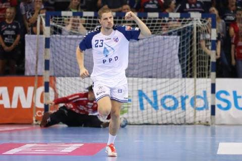 SG Flensburg Handewitt vs HC PPD Zagreb Handball EHF Champions League group stage 19 09 18 Jubel Torjubel at Lovro Jotic HC PPD Zagreb 23 xmmkx