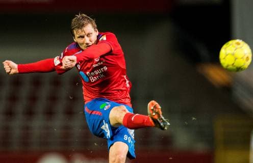 180919 Helsingborgs Andri Runar Bjanason during the football match in the Superettan between Helsingborg and Brage on September 19, 2018 in Helsingborg  Copyright: PETTERxARVIDSON BB180919PA094
