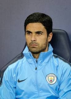 Man City assistant manager Mikel Arteta during the UEFA Champions League match between Manchester City and Olympique Lyonnais at the Etihad Stadium, Manchester, England on 19 September 2018. Copyright: xDavidxHornx PMI-2241-0022