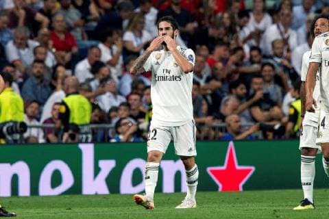 Real Madrid s Isco Alarcon during the UEFA Champions League first round groups phase match between Real Madrid and AS Roma at the Santiago Bernabeu stadium, in Madrid, Community of Madrid, Spain, 19 September 2018. Real Madrid vs. AS Roma !ACHTUNG: NUR REDAKTIONELLE NUTZUNG!  Copyright: xRodrigoxJimenezx MAD22 20180919-636729935420322113