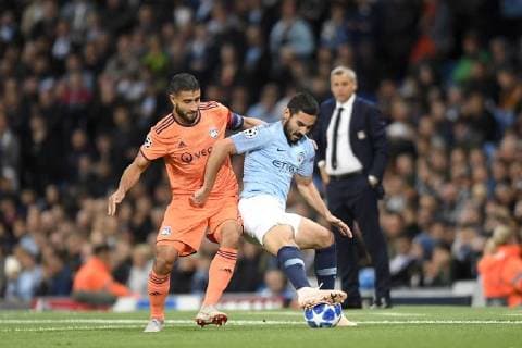 18 NABIL FEKIR (OL) - 08 ILKAY GUNDOGAN (MAN) FOOTBALL : Manchester City vs Lyon - Ligue des Champions - 19 09 2018 AnthonyBIBARD FEP Panoramic 