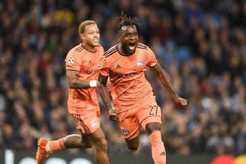 Sport Bilder des Tages 27 MAXWEL CORNET (OL) - JOIE FOOTBALL : Manchester City vs Lyon - Ligue des Champions - 19 09 2018 AnthonyBIBARD FEP Panoramic 