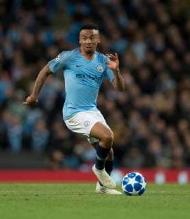 Manchester City v Olympique Lyonnais UEFA Champions League Gabriel Jesus of Manchester City during the UEFA Champions League match at the Etihad Stadium, Manchester Content Not Available For UK Newspapers Copyright: xRussellxHartx FIL-12297-0049
