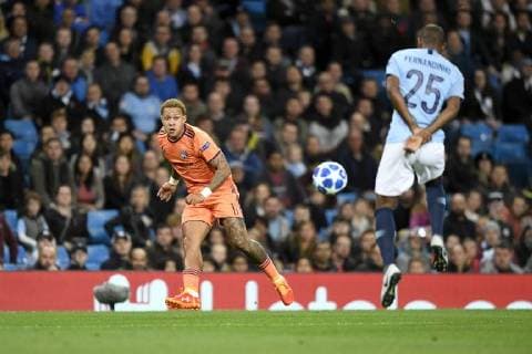 11 MEMPHIS DEPAY (OL) FOOTBALL : Manchester City vs Lyon - Ligue des Champions - 19 09 2018 AnthonyBIBARD FEP Panoramic 