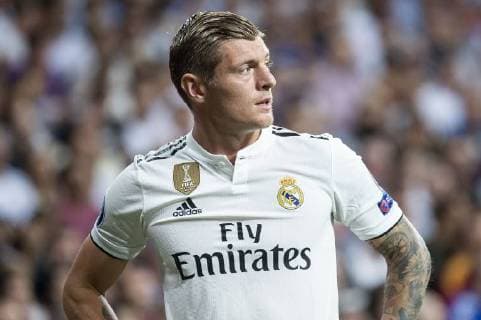 September 19, 2018 - Madrid, Spain - Real Madrid Toni Kroos during UEFA Champions League match between Real Madrid and A.S.Roma at Santiago Bernabeu Stadium in Madrid, Spain. September 19, 2018. Real Madrid v AS Roma - UEFA Champions League Group G  - ZUMAn230 20180919_zaa_n230_249 Copyright: xCoolmediax