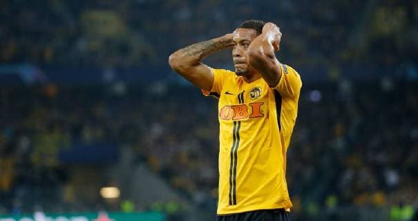 19 09 2018 Stade de Suisse Bern SWITZERLAND Season 2018 2019 Men Soccer UEFA Champions League Group match BSC Young Boys Bern Manchester United Guillaume Hoarau Young Boys