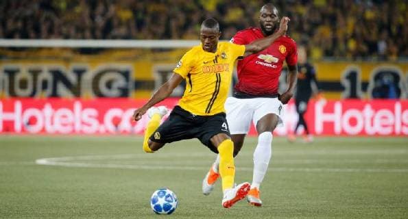 19 09 2018 Stade de Suisse Bern SWITZERLAND Season 2018 2019 Men Soccer UEFA Champions League Group match BSC Young Boys Bern Manchester United Mohamed Ali Camara Young Boys