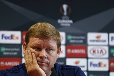 Hein Vanhaezebrouck head coach of RSC Anderlecht FOOTBALL : Conference de presse - Rsc Anderlecht- Ligue europeenne - Trnava - 19 09 2018 PhotoNews Panoramic  775219981