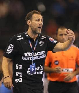 Photo skeptical expression at Maik Machulla Flensburg Handball Men Champions League on Wed 19 09 2018 Flensburg HC Zagreb