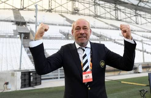 20 09 2018 xjhx Football UEFA Europa League Olympique Marseille Eintracht Frankfurt emporer v l President Peter Fischer Eintracht Frankfurt in front of the empty concord block DFL DFB REGULATIONS PROHIBIT ANY USE OF PHOTOGRAPHS as IMAGE SEQUENCES and or QUASI VIDEO Marseille