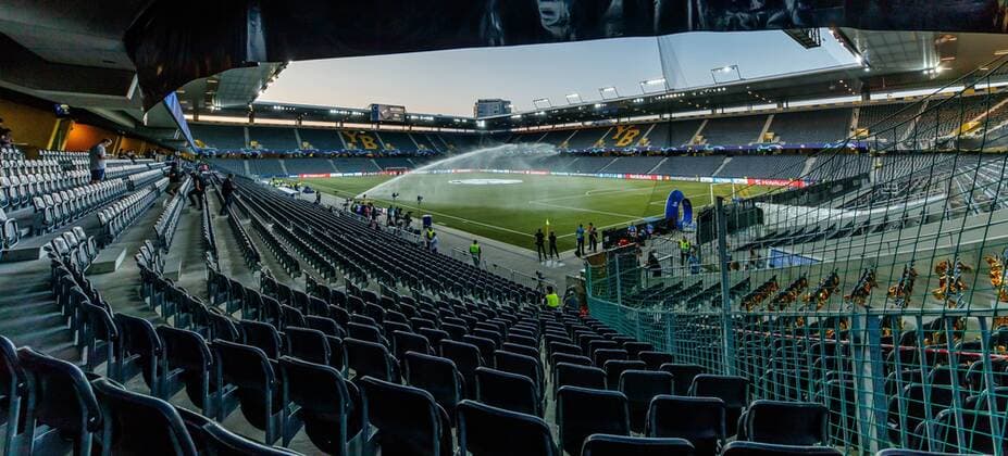 Berne Switzerland 19 09 2018 UEFA Champions League 2018 19 Season Preliminary Round Group Stage Group H 1 Gameday BSC Young Boys Manchester United Stadium Interior DeFodi048