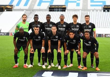 20 09 2018 xjhx Football UEFA Europa League Olympique Marseille Eintracht Frankfurt emspor v l teamfoto frankfurt DFL DFB REGULATIONS PROHIBIT ANY USE OF PHOTOGRAPH as IMAGE SEQUENCES and or QUASI VIDEO Marseille