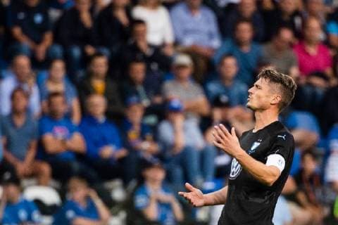 180920 Markus Rosenberg or Malmö FF looks dejected during the Europa League group stage match between Genk and Malmö FF on September 20, 2018 in Genk Photo Ludvig Thunman BILDBYRAN code LT 35538  Copyright: LUDVIGxTHUNMAN BB180920LT026
