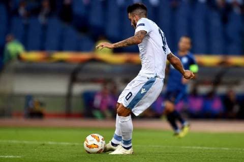 Fußball, EL, Lazio Rom - Apollon Limassol Luis Alberto of Lazio scores goal of 1-0 Gol Roma 20-09-2018 Stadio Olimpico Football Calcio Europa League 2018 2019 Group H Lazio - Apollon Foto Antonietta Baldassarre Insidefoto antoxbalda