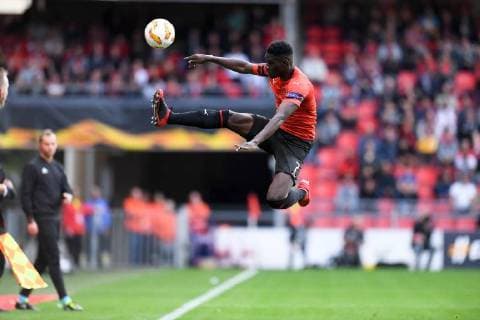 Fußball, EL, Stade Rennes - FK Jablonec 07 ISMAILA SARR (REN) FOOTBALL : Rennes vs Jablonec - Ligue Europa - 20 09 2018 FEP Panoramic 