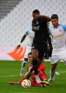 20 09 2018 xjhx Football UEFA Europa League Olympique Marseille Eintracht Frankfurt emporer Yohann Pele Olympique Marseille Sebastien Haller Eintracht Frankfurt DFL DFB REGULATIONS PROHIBIT ANY USE OF PHOTOGRAPH as IMAGE SEQUENCES and or QUASI VIDEO Marseille