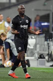 20 09 2018 xjhx Football UEFA Europa League Olympique Marseille Eintracht Frankfurt emporer Jetro Willems Eintracht Frankfurt A red card for a red card is received. DFL DFB REGULATIONS PROHIBIT ANY USE OF PHOTOGRAPH as IMAGE SEQUENCES and or QUASI VIDEO Marseille