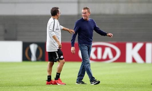 RB Leipzig Salzburg Soccer Euro League Leipzig 20 09 2018 Red Bull Arena Soccer UEFA Europa League RB Leipzig GER vs. FC Salzburg AUT Pictured left