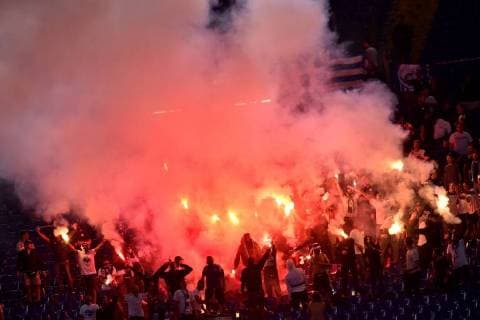 Fußball, EL, Lazio Rom - Apollon Limassol Tifosi Apollon Supporters Roma 20-09-2018 Stadio Olimpico Football Calcio Europa League 2018 2019 Group H Lazio - Apollon Foto Antonietta Baldassarre Insidefoto antoxbalda
