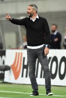 Soccer Europa League Group Stage 1 Gameday RB Leipzig FC Salzburg on 20 09 2018 at Red Bull Arena in Leipzig Marco Rose Head Coach Salzburg DFL Regulations prohibit any use of images as or sequences xTTx