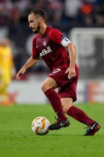 SOCCER - EL, RB Leipzig vs RBS LEIPZIG,GERMANY,20.SEP.18 - SOCCER - UEFA Europa League, group stage, RasenBallsport Leipzig vs Red Bull Salzburg. Image shows Andreas Ulmer (RBS). GEPAxpictures xFlorianxErtl