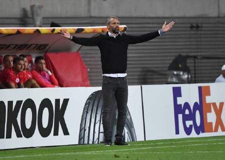 Soccer Men Season 2018 2019 Europa League Group B 1 Gameday RB Leipzig FC Salzburg Coach Marco Rose Red Bull Salzburg 20 09 2018 Copyright: xMatthiasxKochx