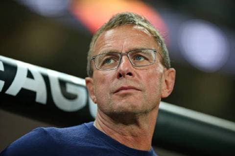 20 09 2018 Football UEFA Europa League 2018 2019 Group Stage 1 Gameday RB Leipzig FC Salzburg at Red Bull Arena Leipzig Coach Ralf Rangnick RB Leipzig coach DFL and DFB regulations prohibit any use of photographs