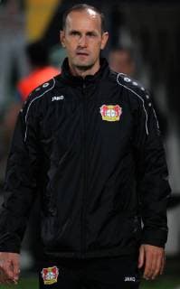 Fußball, EL, Ludogorez Rasgrad - Bayer Leverkusen 20.09.2018 Razgrad(Bulgaria) PFC Ludogorets-Bayer 04 Leverkusen Europa League men s football Heiko Herrlich Bayer 04 Leverkusen coach : 