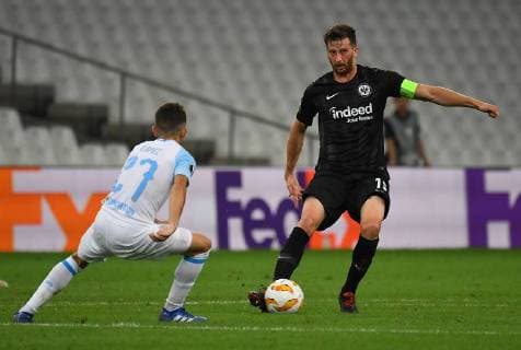 20 09 2018 xjhx Football UEFA Europa League Olympique Marseille Eintracht Frankfurt emporer Maxime Lopez Olympique Marseille David Abraham Eintracht Frankfurt DFL DFB REGULATIONS PROHIBIT ANY USE OF PHOTOGRAPH as IMAGE SEQUENCES and or QUASI VIDEO Marseille