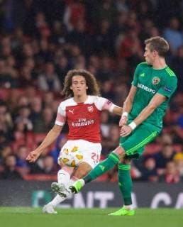 Matt?o Guendouzi of Arsenal during the UEFA Europa League match group between Arsenal and Vorskla Poltava at the Emirates Stadium, London, England on 20 September 2018. Copyright: xAAx PMI-2243-0082