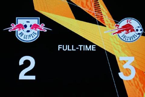 2 3 Final Videowall Symbolbild Soccer UEFA Europa League RB Leipzig FC Salzburg xprx