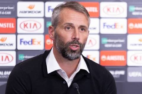 Marco Rose Salzburg Coach Head Coach Interview TV Portrait Portrait Soccer UEFA Europa League RB Leipzig FC Salzburg xprx