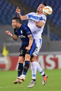 Football Europa League First Round-Lazio v Apollon Limassol-Olimpic Stadium-Rome-20-09-2018 in the picture Sergey Milinkovic Savic Photo Photographer01  Copyright: xFotografo01x xIPAx xFotografo01x