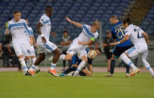 September 20, 2018 - Rome, Italy - Dusan Basta during the Europe League football match S.S. Lazio vs Apollon at the Olympic Stadium in Rome, on september 20, 2018. SS Lazio v Apollon Limassol - UEFA Europa League - Group H  - ZUMAn230 20180920_zaa_n230_537 Copyright: xSilviaxLorex