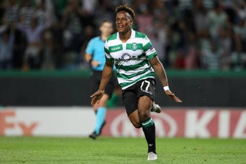 September 20, 2018 - Lisbon, Portugal - Jovane Cabral of Sporting CP celebrates his goal during UEFA Europa League 2018 19 football match between Sporting CP vs Karaba FC. Sporting Lisbon vs Karabag fc UEFA Eueopa League in Lisbon - 20 Sep 2018 - ZUMAs197 85600231st Copyright: xDavidxMartinsx