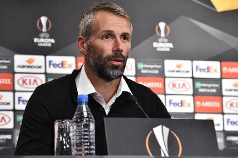 Soccer Europa League Group Stage 1 Gameday RB Leipzig FC Salzburg on 20 09 2018 at Red Bull Arena in Leipzig Marco Rose Head Coach Salzburg DFL Regulations prohibit any use of images as or sequences xTTx