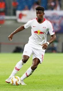 RB Leipzig Salzburg Soccer Euro League Leipzig 20 09 2018 Red Bull Arena Soccer UEFA Europa League RB Leipzig GER vs. FC Salzburg AUT 2 3 0 2 The picture Nordi Mukiele 22 RB Leipzig UEFA Êregulations prohibit any use of images as image sequences and or quasi video