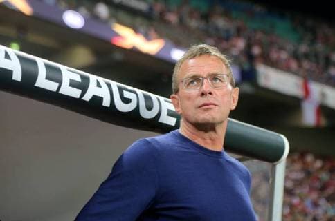 GER Europa League Group B RasenBallsport Leipzig vs FC Salzburg 20 09 18 Leipzig Red Bull Arena GER Season 2018 2019 UEFA Europa League Group B 1 Gameday of 6 RasenBallsport Leipzig vs FC Red Bull Salzburg im Bild Coach Ralf Rangnick Leipzig DFL regulations prohibit any use of photographs as image sequences and or quasi video