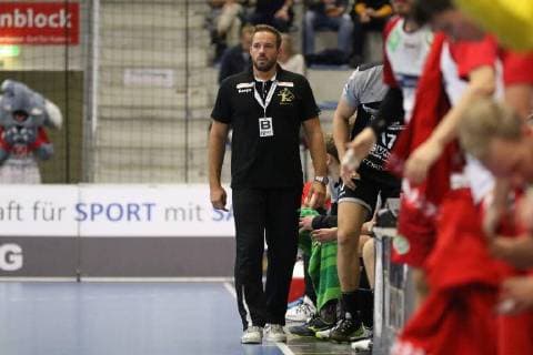 Christian Poehler Coach HC ELbflorenz Dresden ASV Hamm Westphalia vs HC Elbflorenz Dresden Handball 2 Bundesliga 22 09 2018 ASV Hamm Westphalia vs HC Elbflorenz Dresden Handball 2 Bundesliga 22 09 2018 Hamm Copyright: xEibner Jan_Strohdiekx EP_JSK