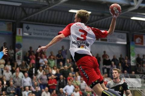 ASV Hamm Westphalia vs HC Elbflorenz Dresden Handball 2 Bundesliga 22 09 2018 ASV Hamm Westphalia vs HC Elbflorenz Dresden Handball 2 Bundesliga 22 09 2018 Hamm Copyright: xEibner Jan_Strohdiekx EP_JSK