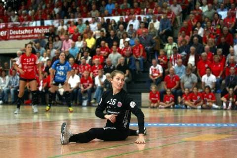 Bad Langensalza 22 09 2018 Sport Handball 1 Bundesliga Women Season 2018 19 Thuringia HC THC vs Buxtehuder SV BSV Ann Cathrin Giegerich THC