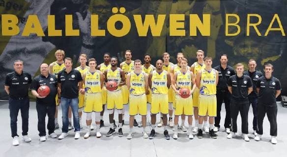 The team of basketball lions Braunschweig season 2018 2019