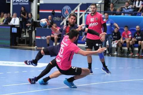 Luka Karabatic (Paris) HANDBALL : Velux EHF Champions League - 2eme journee - Paris Saint-Germain HB vs RK Celje Pivovarna Lasko - 23 09 18 KevinDomas Panoramic 