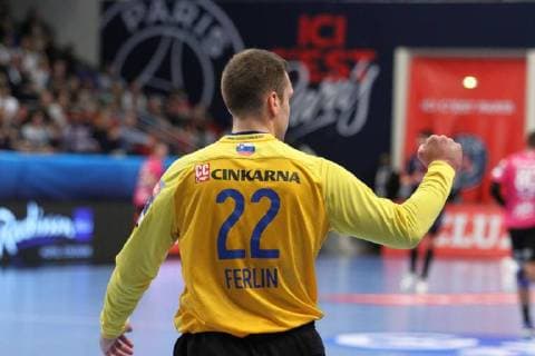 Klemen Ferlin (celje) HANDBALL : Velux EHF Champions League - 2eme journee - Paris Saint-Germain HB vs RK Celje Pivovarna Lasko - 23 09 18 KevinDomas Panoramic 