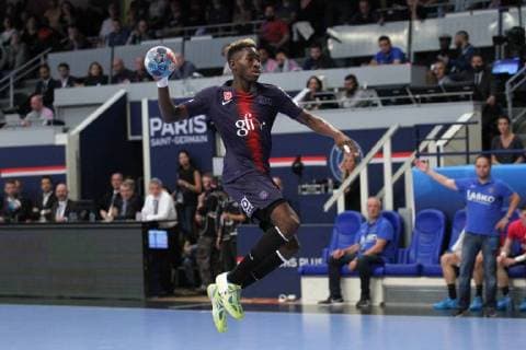 Adama Keita (Paris) HANDBALL : Velux EHF Champions League - 2eme journee - Paris Saint-Germain HB vs RK Celje Pivovarna Lasko - 23 09 18 KevinDomas Panoramic 