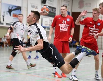 23 09 2018 xmgx Handball 3 League HSG Hanau HG Oftersheim Schwetzingen v Marc Strohl Hanau Hanau Hessen Germany DEU