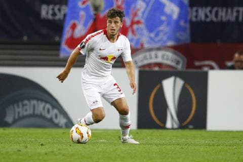 20 09 2018 Red Bull Arena Leipzig GER UEFA EL Group Stage First leg RB Leipzig GER vs FC RB Salzburg A pictured Diego Demme 31 Leipzig at the ball RB Leipzig GER vs FC RB Salzburg A