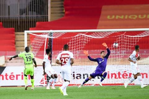 19 STEPHANE BAHOKEN (SCO) - BUT FOOTBALL : Monaco vs Angers - Ligue 1 Conforama - 25 09 2018 FEP Panoramic 