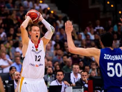 Basketball Leipzig 16 09 2018 European Qualifier World Cup Qualifier Germany GER Israel ISR Robin Benzing Germany No 12