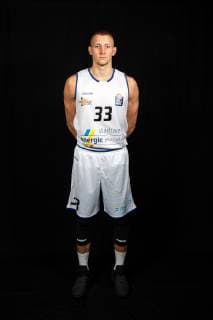 Photo shoot easycredit BBL Science City Jena Team Season 2018 2019 Player Jan Heber Sparkassen Arena